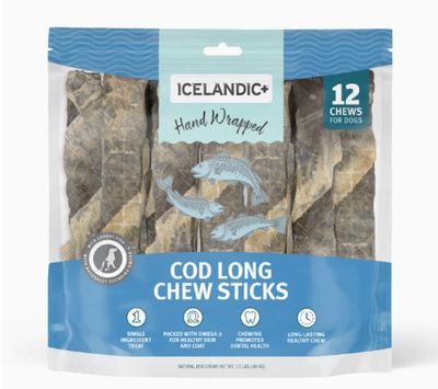 icelandic cod long chew sticks