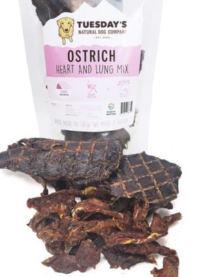 Ostrich Heart and Lung Mix - 4oz