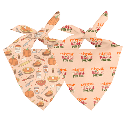 Everyone is Thankful Dog Bandana