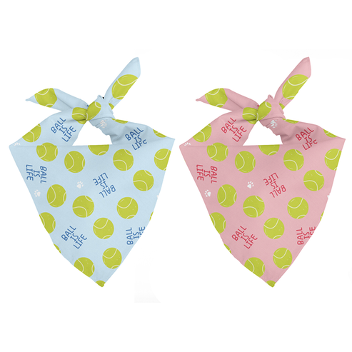 Ball is Life Dog Bandana, Size: Large