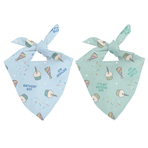 Birthday Boy &amp; Gotcha Day Dog Bandana, Size: Large