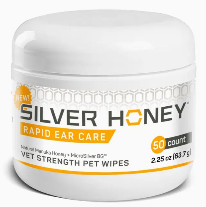 Silver Honey Rapid Ear Care Pet Wipes