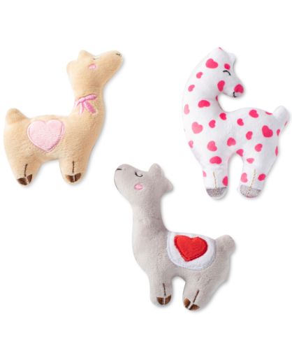 Fringe Studio Love Llamas 3-Pc. Dog Toy Set