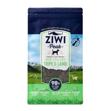 ZIWI Peak Air Dried Tripe &amp; Lamb Adult Dry Dog Food (1kg Bag)