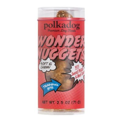 Polkadog Sweet Potato &amp; Beef Wonder Nuggets Dog Treat Mini Tube