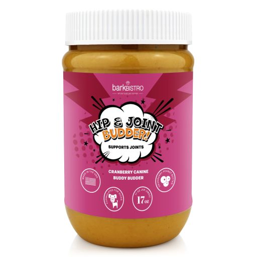 Bark Bistro Cranberry Canine Hip and Joint Supplement 17 ounces 3  x 3  x 5