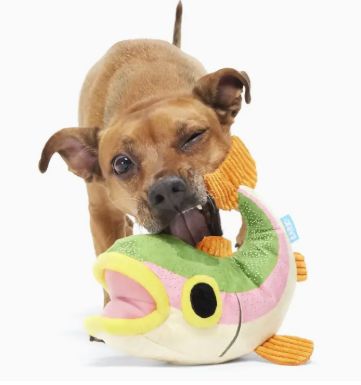Bark Brooke Trout Plush Dog Toy