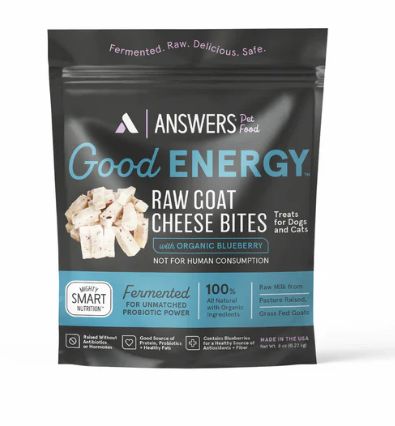 Good Energy Raw Goat Cheese Bites, Flavor: Blueberries