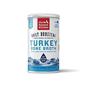 The Honest Kitchen Daily Boosts: Instant Turkey Bone Broth with Turmeric  3.6 oz