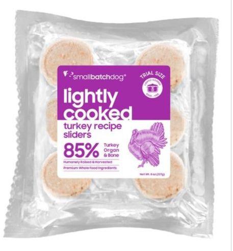 Lightly Cooked Sliders - Trial 8oz, Flavor: Turkey