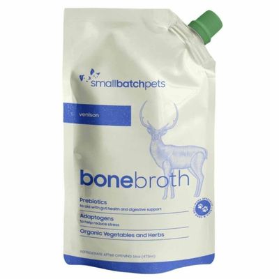 793888799745 16 Oz Shelf Stable Venison Bone Broth for Dogs &amp; Cats