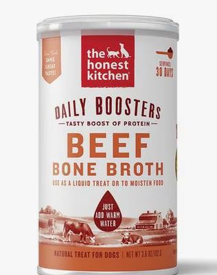 The Honest Kitchen Daily Boosts: Instant Beef Bone Broth with Turmeric  3.6 oz