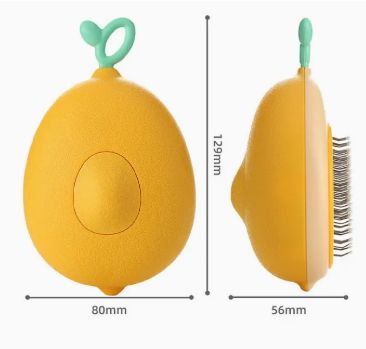 Lemon/Avocado Pet Brush