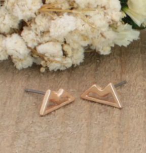 Literary Quotes Mountains Post Earrings