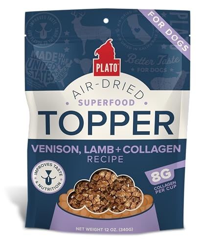 PLATO Food Topper Venison, Lamb and Collagen Recipe 12oz