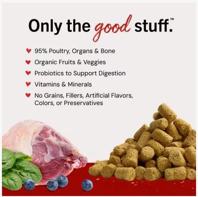 Stella &amp; Chewy's Freeze Dried Raw Duck Duck Goose Meal Mixers Grain Free Dog Food Topper - 3.5 Oz