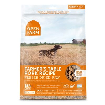 Open Farm Farmers Table Pork Freeze Dried Raw Dog Food - 3.5 Oz