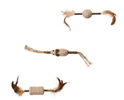 Spot Naturals Silver Vine Cord/Stick Cat Toy