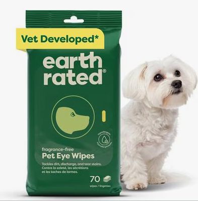 Earth rated Eye Wipes 60 count