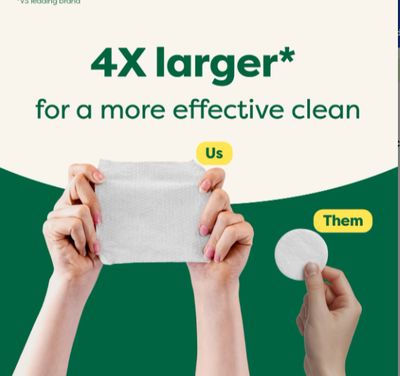 Earth rated Eye Wipes 60 count