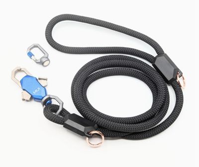Magnetic Dog Leash - One-Hand Clip, Heavy Duty, Easy On/Off