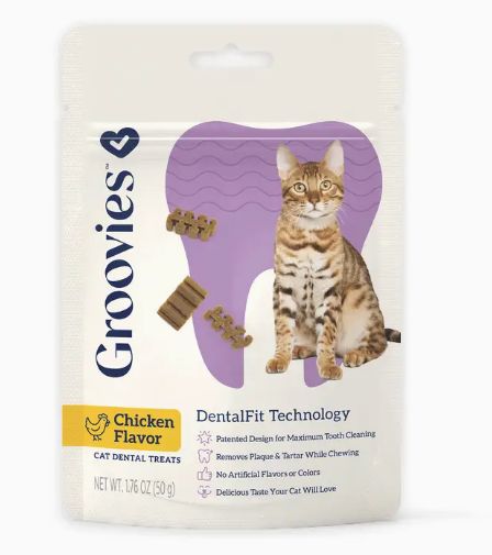 Groovies Cat Dental Treats 1.76oz