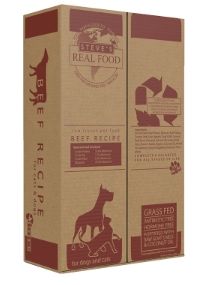 STEVE'S REAL FOOD DOG &amp; CAT FROZEN BEEF NUGGETS 9.75LBS BOX