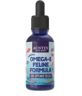 AUSTIN &amp; KAT PURRFECT OMEGA 3 FELINE FORMULA 2OZ