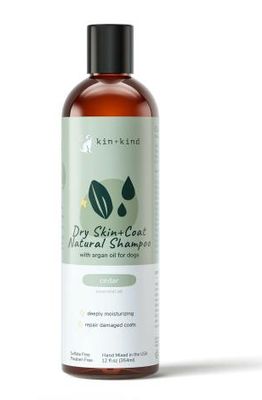 KIN+KIND DRY SKIN+COAT DOG SHAMPOO - CEDAR 12OZ