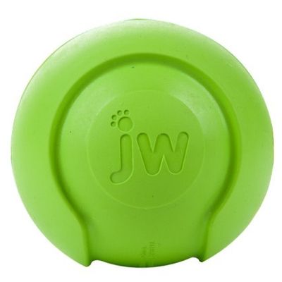 JW Pet iSqueak Bouncin  Baseball Rubber Dog Toy - Medium