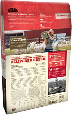 ACANA Red Meat Recipe Dry Dog Food - 25 Lb Bag