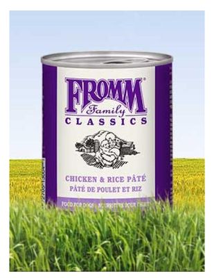 FROMM CLASSIC K9 ADULT CHICKEN &amp; RICE PATE 12/12.5OZ