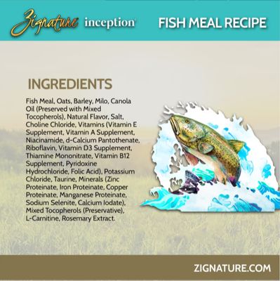 Inception Fish Meal Recipe Dry Dog Food, 27-lb bag