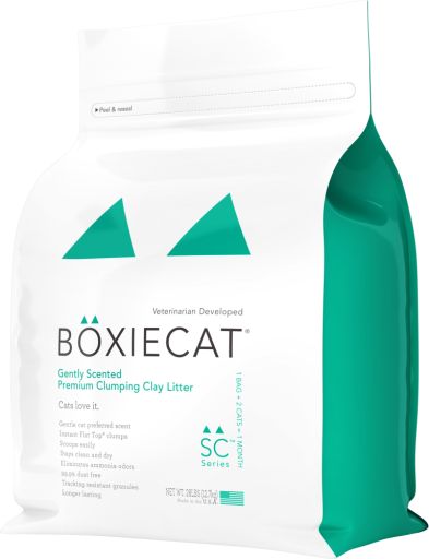 Boxiecat Gently Scented Premium Clumping Clay Litter  28 lb.