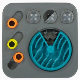 Messy Mutts Flip'n Slide Puzzler, Medium, 12.5" X 12.5",Grey