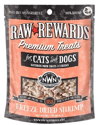 Northwest Naturals Raw Rewards Freeze-Dried Shrimp 1 Ounce (B07NP7ZMJM)