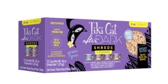 TIKI PETS CAT AFTER DARK SHREDS 3OZ