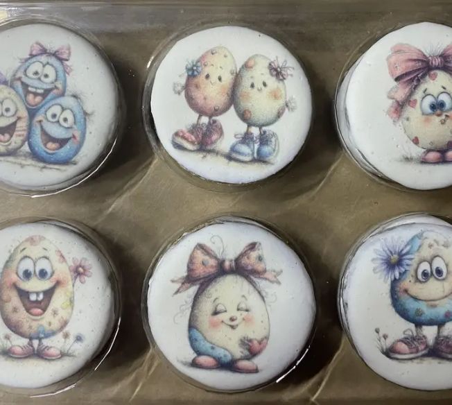 Eggstravaganza Tackle Box - Dog Treat, Hand-Frosted &amp; Printe