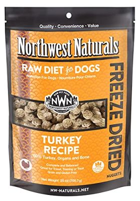 Northwest Naturals Turkey Freeze Dried Nuggets - Value Bag 25 Oz
