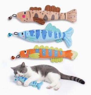 Fish cat toy