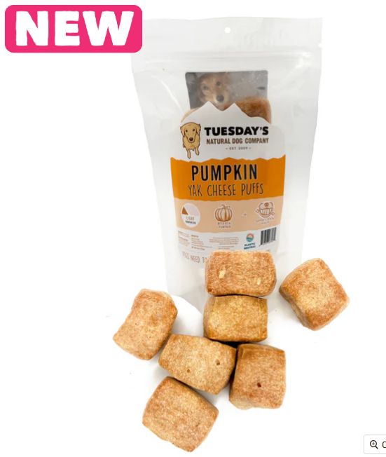Pumpkin Yak Cheese Puffs - 4 oz
