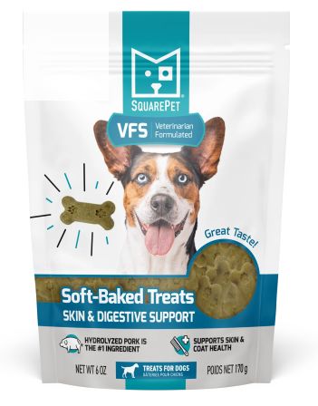 SQUAREPET VFS K9 SKIN &amp; DIGESTION SUPPORT TREAT 6OZ