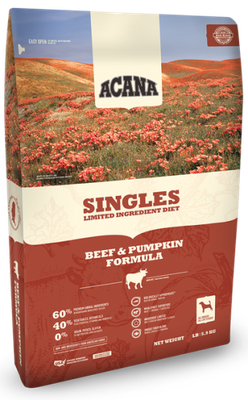 ACANA Singles Grain Free Limited Ingredients &amp; Freeze-Dried, Beef &amp; Pumpkin Dog Treats - 3.25 Oz