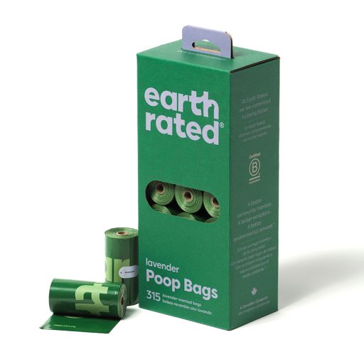 Earth Rated Lavender Poop Bags on 21 Refill Rolls  315 Count