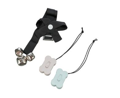 TRIXIE DOG JUNIOR POTTY TRAINING BELL WITH CLICKER 19.7 INCHES