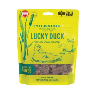 Polkadog Lucky Duck Crunchy Dog Treat Pouch