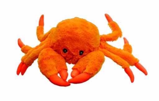 Jolly Pets Tug-a-Mal Crab Dog Toy with Squeaker  Large