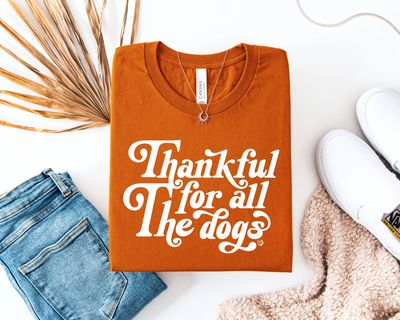 Thankful for all the Dogs Tee | Dog Lover Fall DP1286