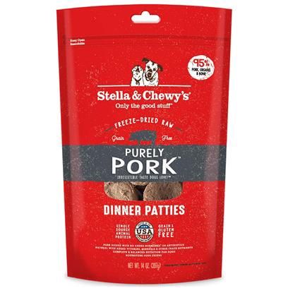 14 Oz Dog Freez Dried Dinner Patties Pork