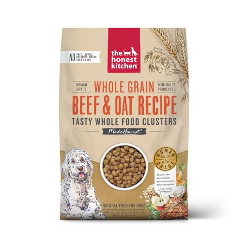 The Honest Kitchen Whole Food Clusters Whole Grain Beef &amp; Oat Dry Dog Food 20 lbs.